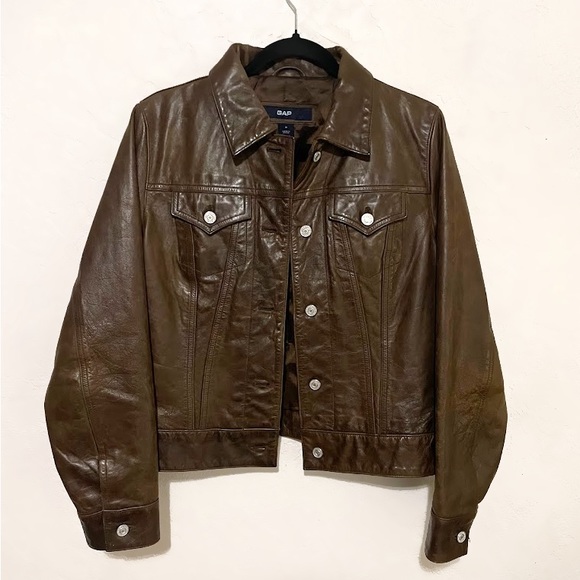 GAP Jackets & Blazers - Women’s Vintage GAP Leather Jacket